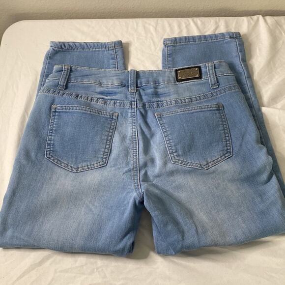Earl Jean Capri Blue Jeans Size 4 See Video - Picture 10 of 16